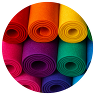 Vilt • 1mm - 1,5mm dikte