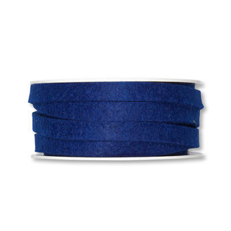 Vilt band 1 cm breed, Donker Blauw, 5 meter op rol 