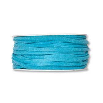 Vilt band 4 mm x 15 meter op rol, Aqua