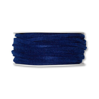 Vilt band 4 mm x 15 meter op rol, Donker blauw