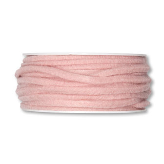 Vilt band 4 mm x 15 meter op rol, Pastel Roze