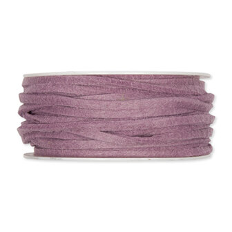 Vilt band 4 mm x 15 meter op rol, Oud Lila