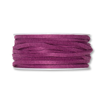 Vilt band 4mm x 15 meter op rol, Dusty Pink