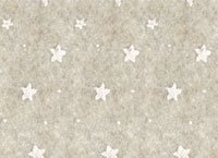 Kerst vilt print sterren wit grijs gemeleerd 30x40cm - Viltdeco