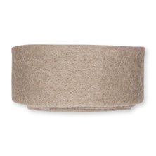 Wolband 7 cm breed beige per rol