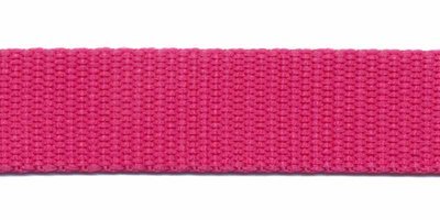 Tassenband fuchsia 20 mm breed per meter 