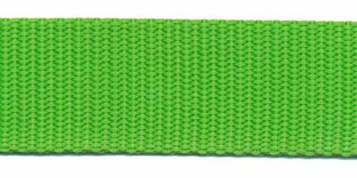 Tassenband fel groen 25 mm breed