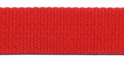 Tassenband rood 25 mm breed