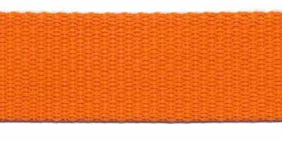Tassenband oranje 25 mm breed