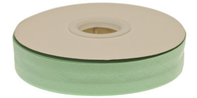 Biaisband gevouwen mint groen  20 mm 