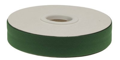 Biaisband gevouwen donker groen 20 mm 