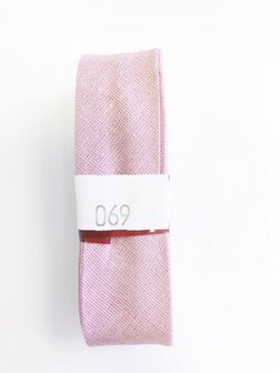 Biaisband 20MM x 3 meter, Oud Roze 