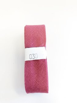 Biaisband 20MM x 3 meter, Rose Rood