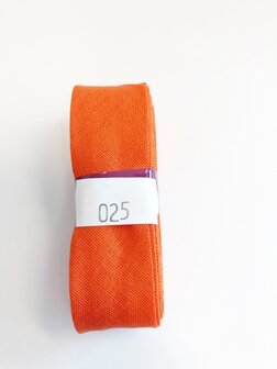 Biaisband 20MM x 3 meter, Hard Oranje