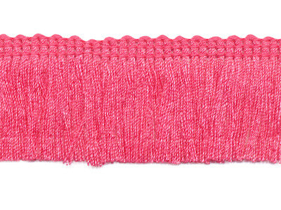 Franje band oud roze 30 mm breed, per meter