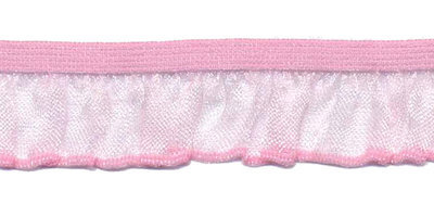 Roezel elastiek licht roze per meter