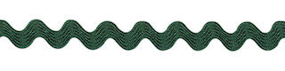 Zig zag band 4 mm breed flessen groen per meter 