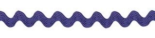 Zig zag band 4 mm breed kobalt blauw per meter 