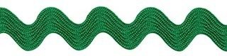 Zig zag band 7 mm breed groen per meter