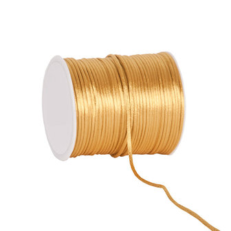 Silk cording, Goud, per meter