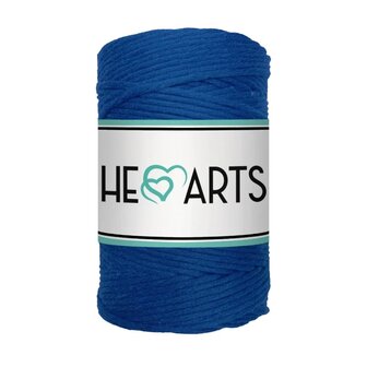 Macram&eacute; garen, Hearts single twist 3 mm, Kobalt