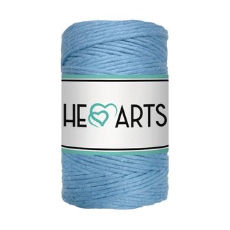 Macram&eacute; garen, Hearts single twist 3 mm, Denim