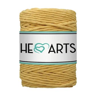 Macram&eacute; garen, Hearts single twist 5 mm, Oker