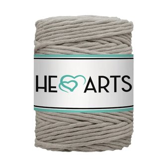 Macram&eacute; garen, Hearts single twist 5 mm, Beige