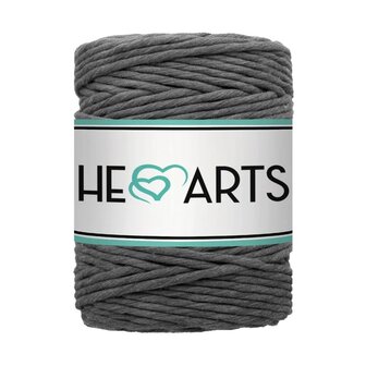 Macram&eacute; garen, Hearts single twist 5 mm, Steel