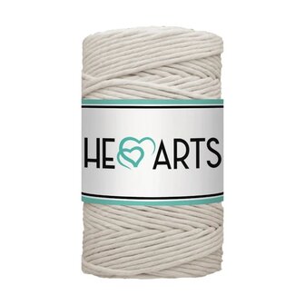 Macram&eacute; garen, Hearts single twist 3 mm, Linnen