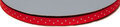 Satijnband dubbelzijdig 7 mm breed met stippen rood
