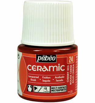 Pebeo Ceramic Cherry Red 45 ml