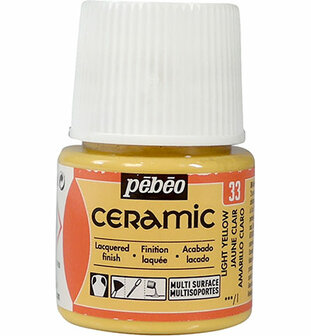 Pebeo Ceramic Light Yellow 45 ml