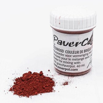 Pavercolor Steenrood, 40 ml