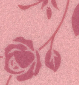 Vilt lapje rozen print roze 30 x 40 cm per lapje