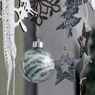 DIY Kerstballen, 6 cm, 8 st. per verpakking