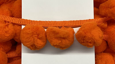 Mega Bolletjesband XXL 50mm, Oranje