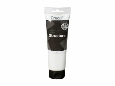 Acryl verf, Creall Studio, 250 ML, Wit Structuur fijn