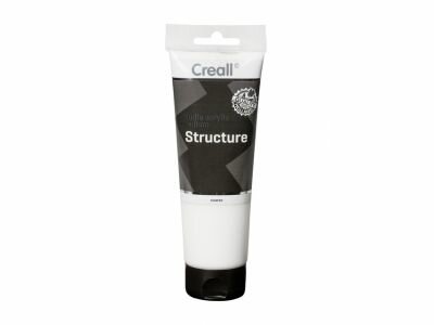 Acryl verf, Creall Studio, 250 ML, Wit Structuur Grof