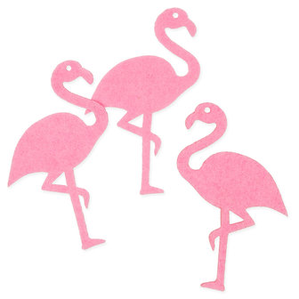 Vilt Flamingo, Roze, 4 stuks per verpakking