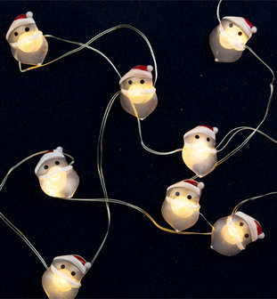 Mini led kerstman lampjes