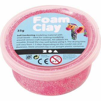 Foam Clay Neon Pink