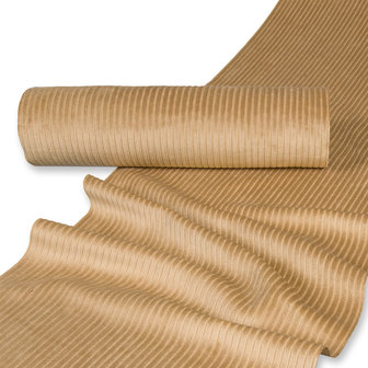 Corduroy Velvet, Ribstof Velours, Naturel, verschillende afmetingen