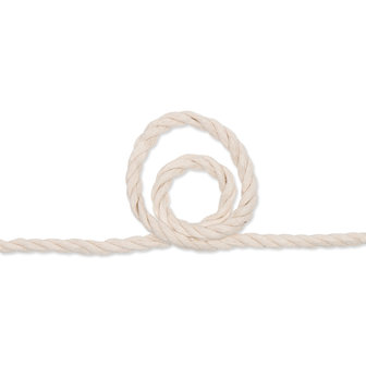 Katoen koord 8mm Macram&eacute;, Naturel/Cr&egrave;me 