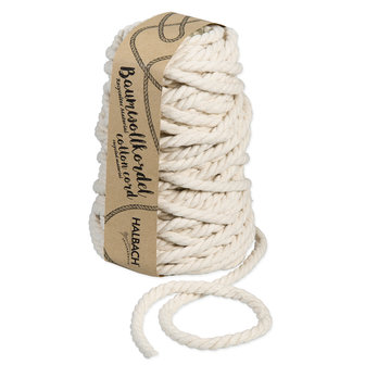 Katoen koord 8mm Macram&eacute;, Naturel/Cr&egrave;me 