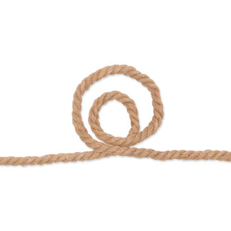 Katoen koord 8mm Macram&eacute;, Cappuccino 