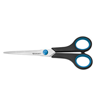 Schaar Westcott Easy Grip 18 cm RVS