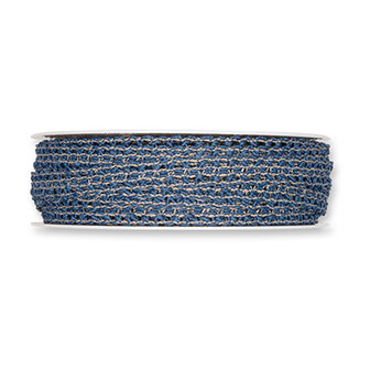 Sierband draad versterkt, Blauw