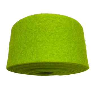 Vilt 3mm band 4 cm breed fel groen 1,5 meter per rol - Viltdeco