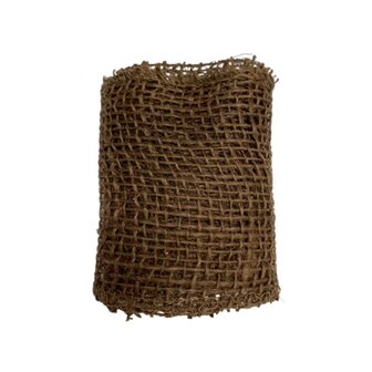 Jute, 8 cm breed x 50 cm per verpakking, Bruin